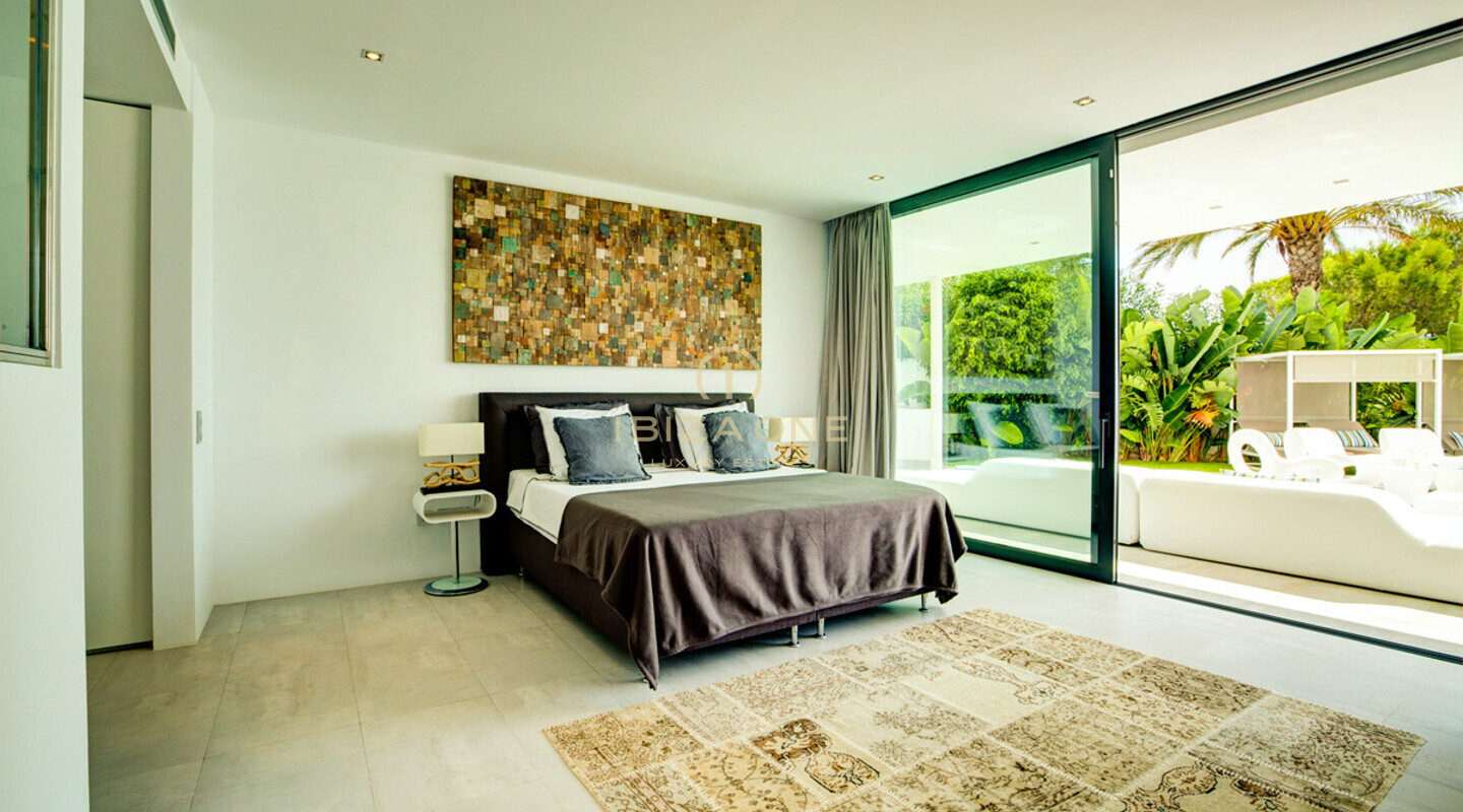 Villa de lujo moderna a estrenar en Vista Alegre / Es Cubells con excelentes vistas al mar en alquiler, Ibiza - licencia de alquiler turístico