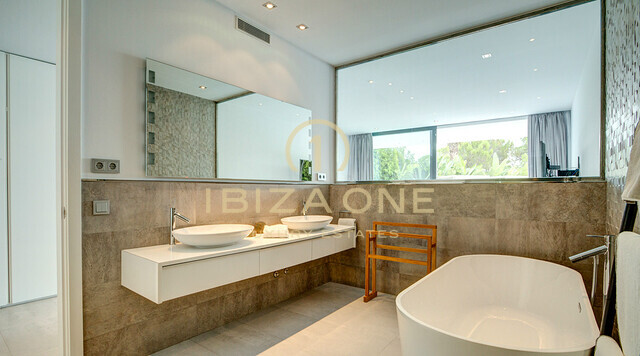 Brand new modern luxury villa in Vista Alegre / Es Cubells with excellent sea views rent, Ibiza - touristic rental licence