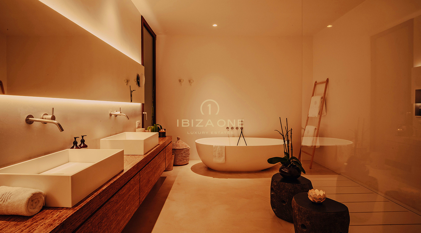 Exclusive luxury sea frontline villa with direct access to the sea for rent, Ibiza