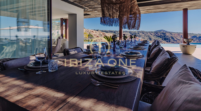 Exclusive luxury sea frontline villa with direct access to the sea for rent, Ibiza