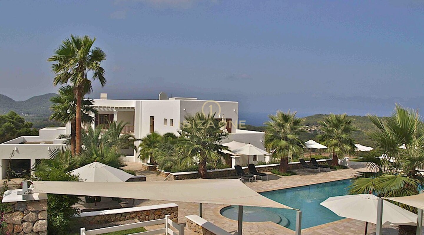 Mansión de lujo y exclusiva en una montaña privada con increíbles vistas al mar en venta, Ibiza - Mansión de lujo y exclusiva en una montaña privada con increíbles vistas al mar en alquiler, Ibiza