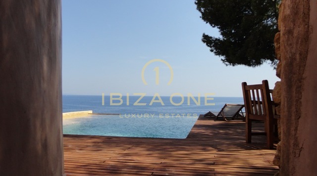 Luxury Sea frontline villa at Es Cubells for sale, Ibiza - Luxury Sea frontline villa at Es Cubells for rent, Ibiza