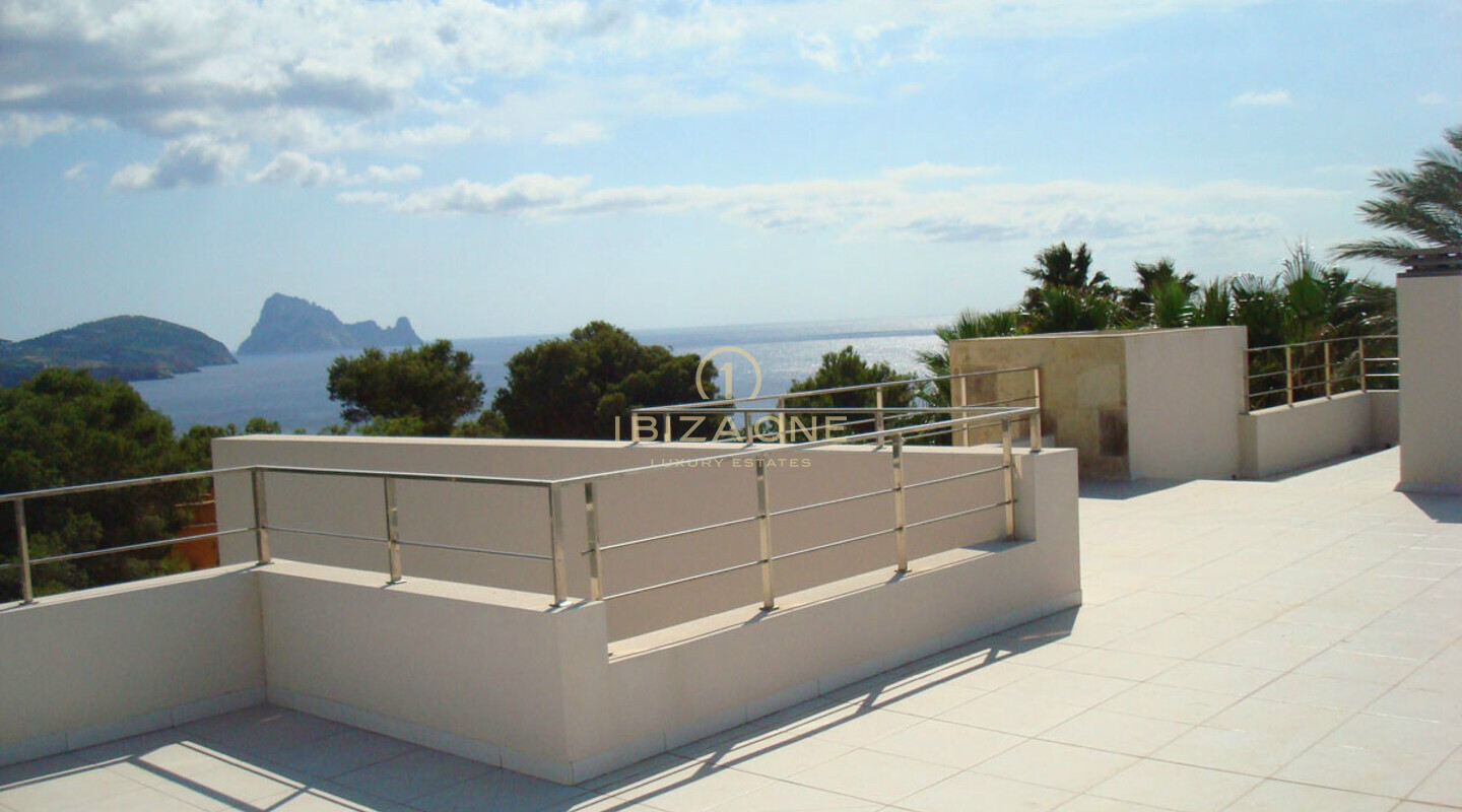 Einzigartige und moderne Villa mit Meerblick, in Strandnähe zu verkaufen, Ibiza - Einzigartige und moderne Villa mit Meerblick, in Strandnähe zu vermieten, Ibiza