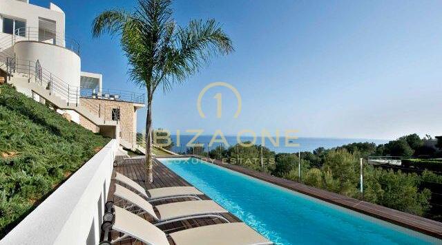 Moderne nieuwbouw villa met zeezicht te koop, Ibiza - Moderne nieuwbouw villa met zeezicht te huur, Ibiza