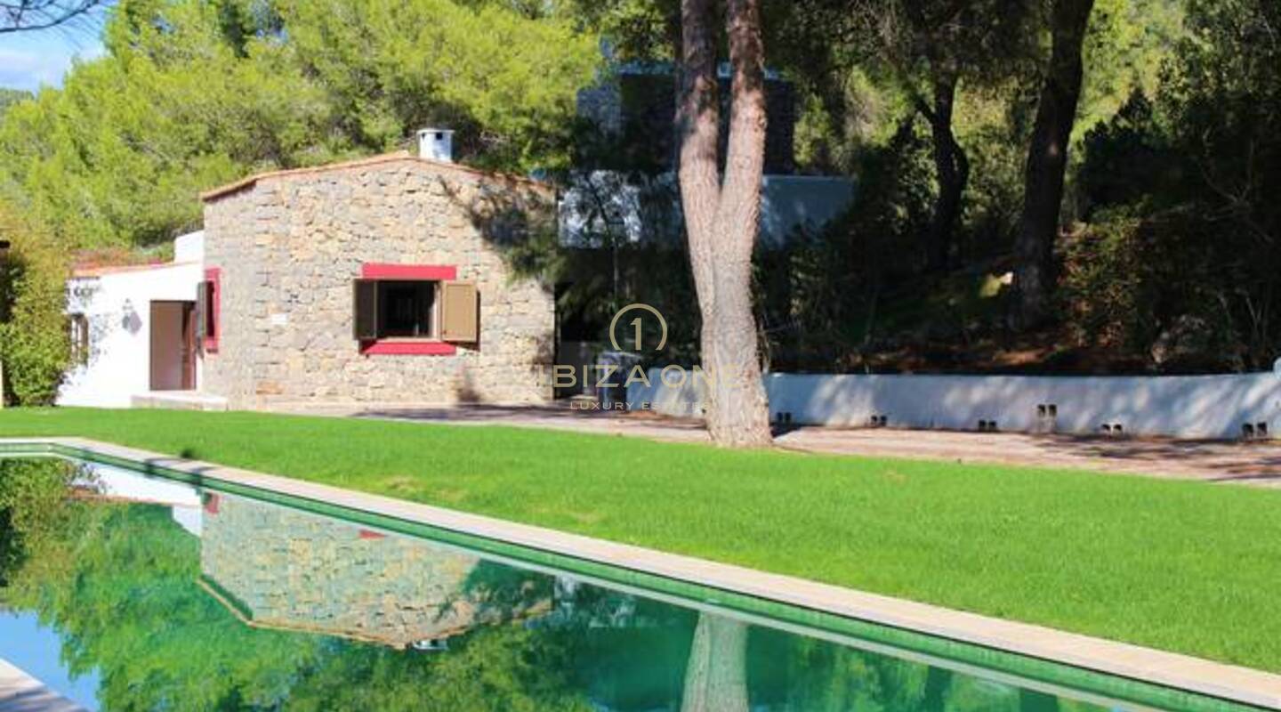 Private luxury estate with 2 villas, 2 pools and stunning sea view for sale, Ibiza - Private luxury estate with 2 villas, 2 pools and stunning sea view for rent, Ibiza