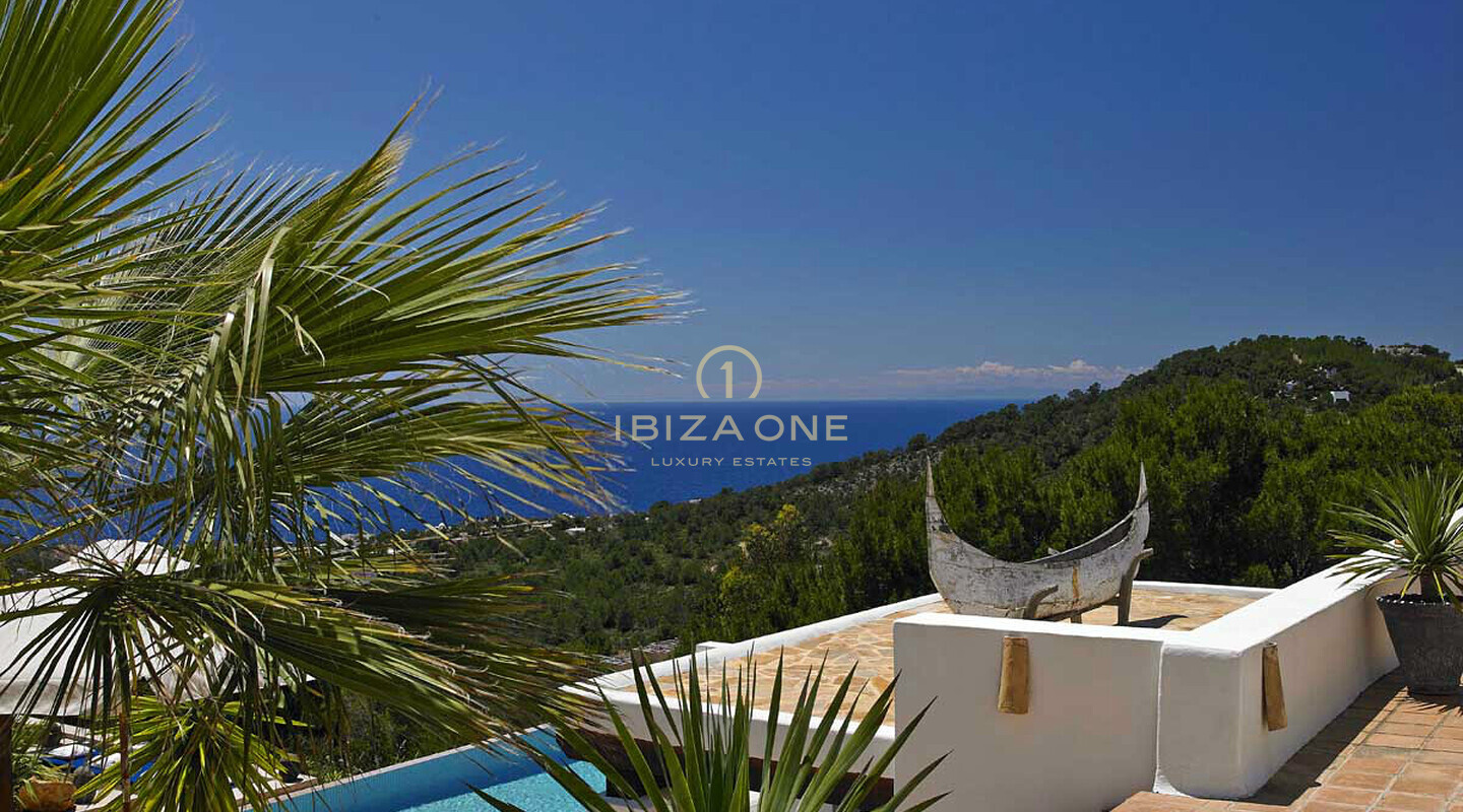 Wunderschöne Luxusvilla in Blakstad in Meeresnähe und mit spektakulärem Blick auf Es Vedra zu vermieten, Ibiza