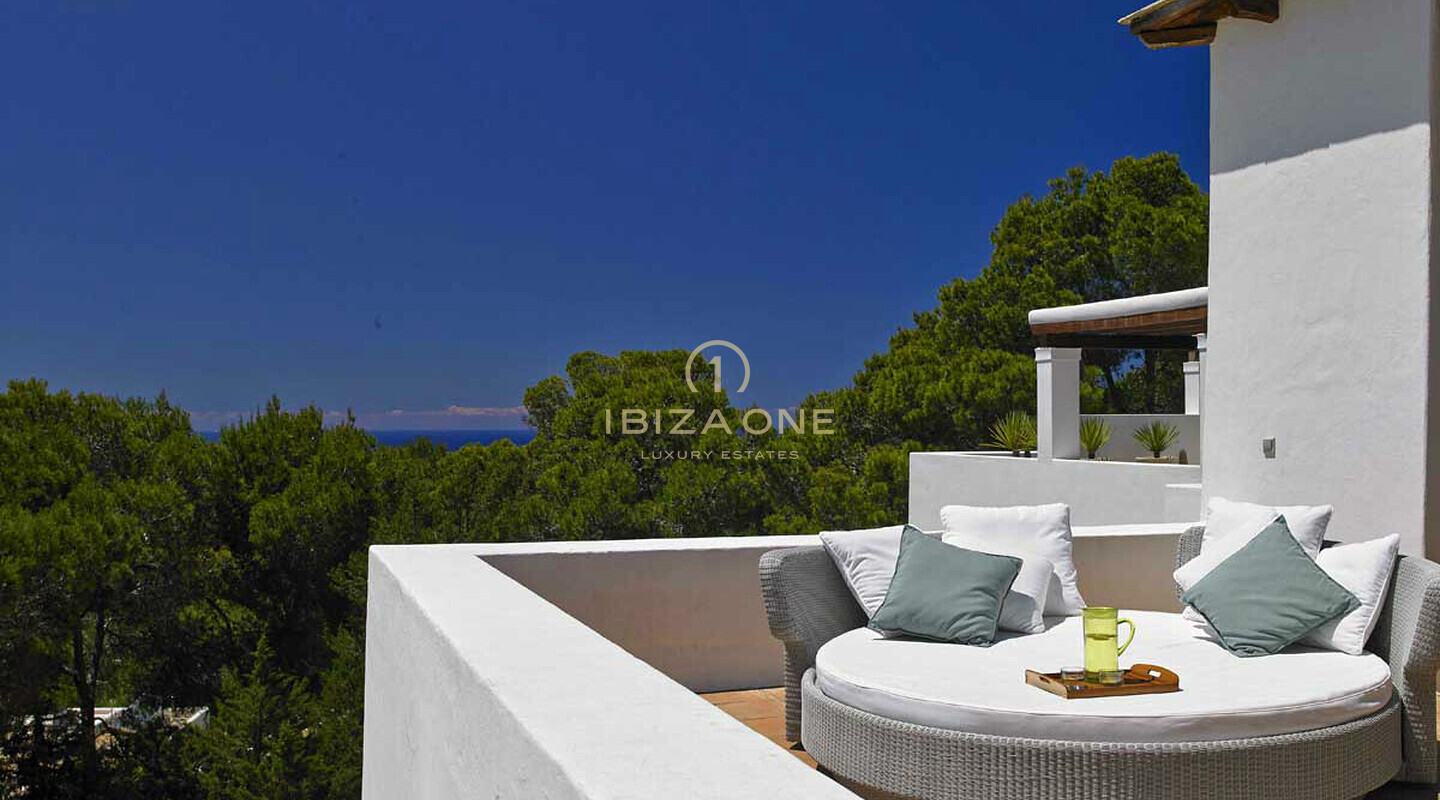 Belle villa de luxe à Blakstad près de la mer et vue spectaculaire sur Es Vedra à louer, Ibiza