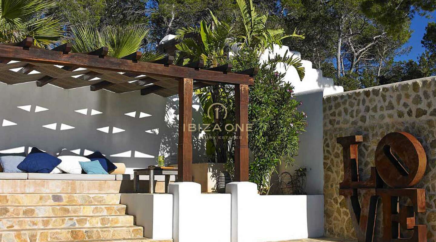 Belle villa de luxe à Blakstad près de la mer et vue spectaculaire sur Es Vedra à louer, Ibiza
