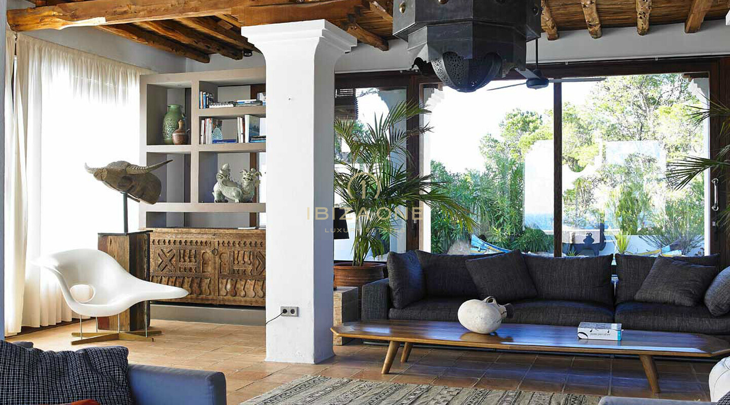 Bellissima villa di lusso Blakstad vicino al mare e vista spettacolare su Es Vedra in affitto, Ibiza