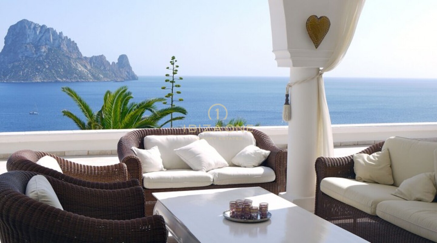 Mediterranean villa in Ibiza with views of Es Vedra rock for sale, Ibiza - Mediterranean villa in Ibiza with views of Es Vedra rock for rent, Ibiza