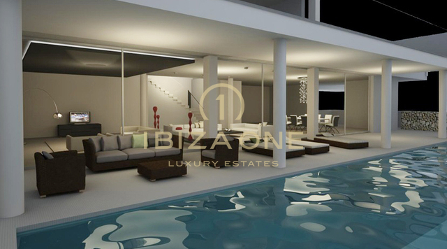 Luxury villa overlooking the sea and Ibiza for sale, Ibiza - Luxury villa overlooking the sea and Ibiza for rent, Ibiza