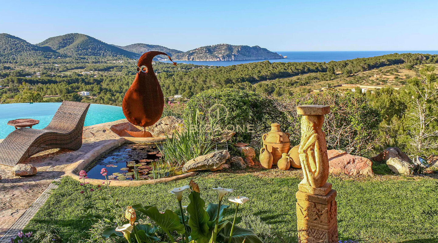 Finca style luxury property with beautiful sea and country views for sale, Ibiza - Finca style luxury property with beautiful sea and country views for rent, Ibiza