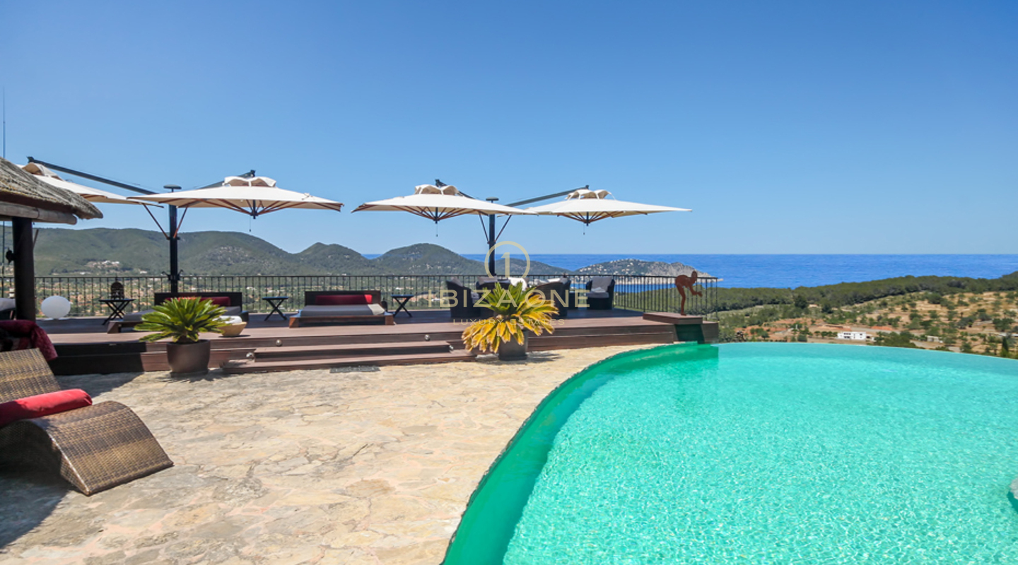 Propriété de luxe de style Finca avec de belles vues sur la mer et la campagne à vendre, Ibiza - Propriété de luxe de style Finca avec de belles vues sur la mer et la campagne à louer, Ibiza