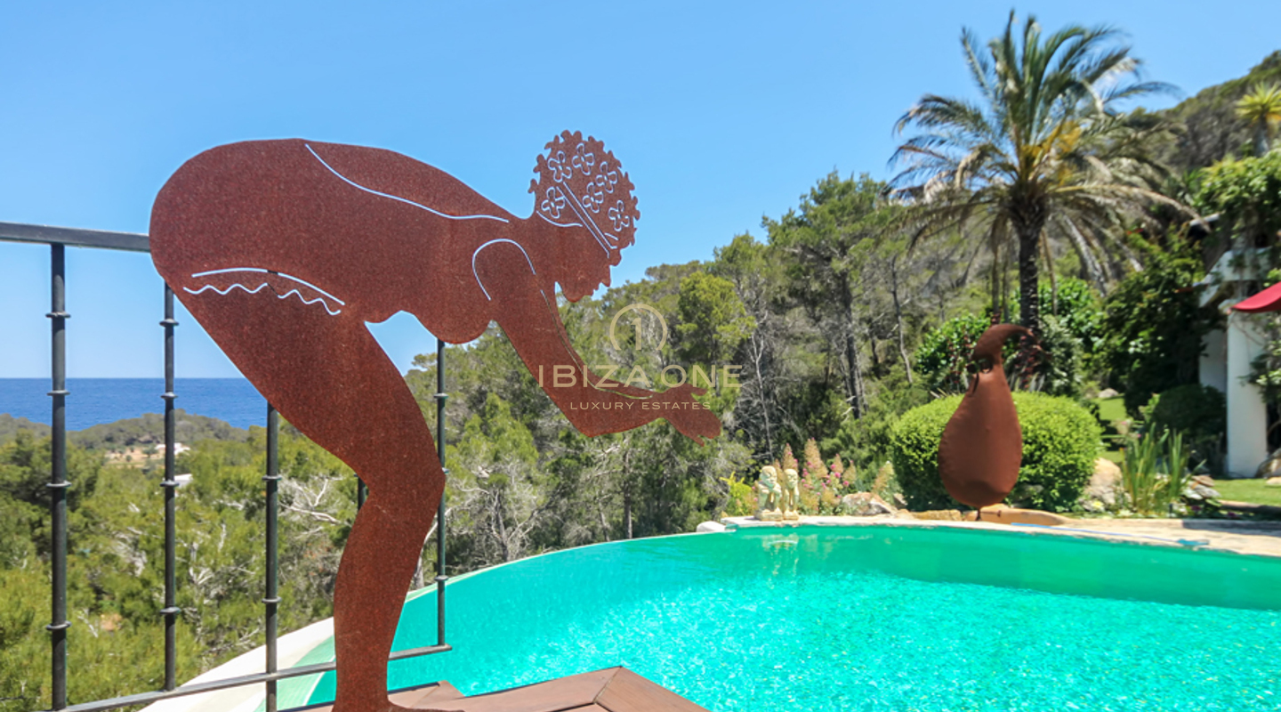 Luxusanwesen im Finca-Stil mit wunderschönem Meer- und Landblick zu verkaufen, Ibiza - Luxusanwesen im Finca-Stil mit wunderschönem Meer- und Landblick zu vermieten, Ibiza