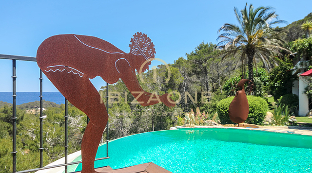Luxe woning in finca-stijl met prachtig uitzicht op zee en landschap te koop, Ibiza - Luxe woning in finca-stijl met prachtig uitzicht op zee en landschap te huur, Ibiza