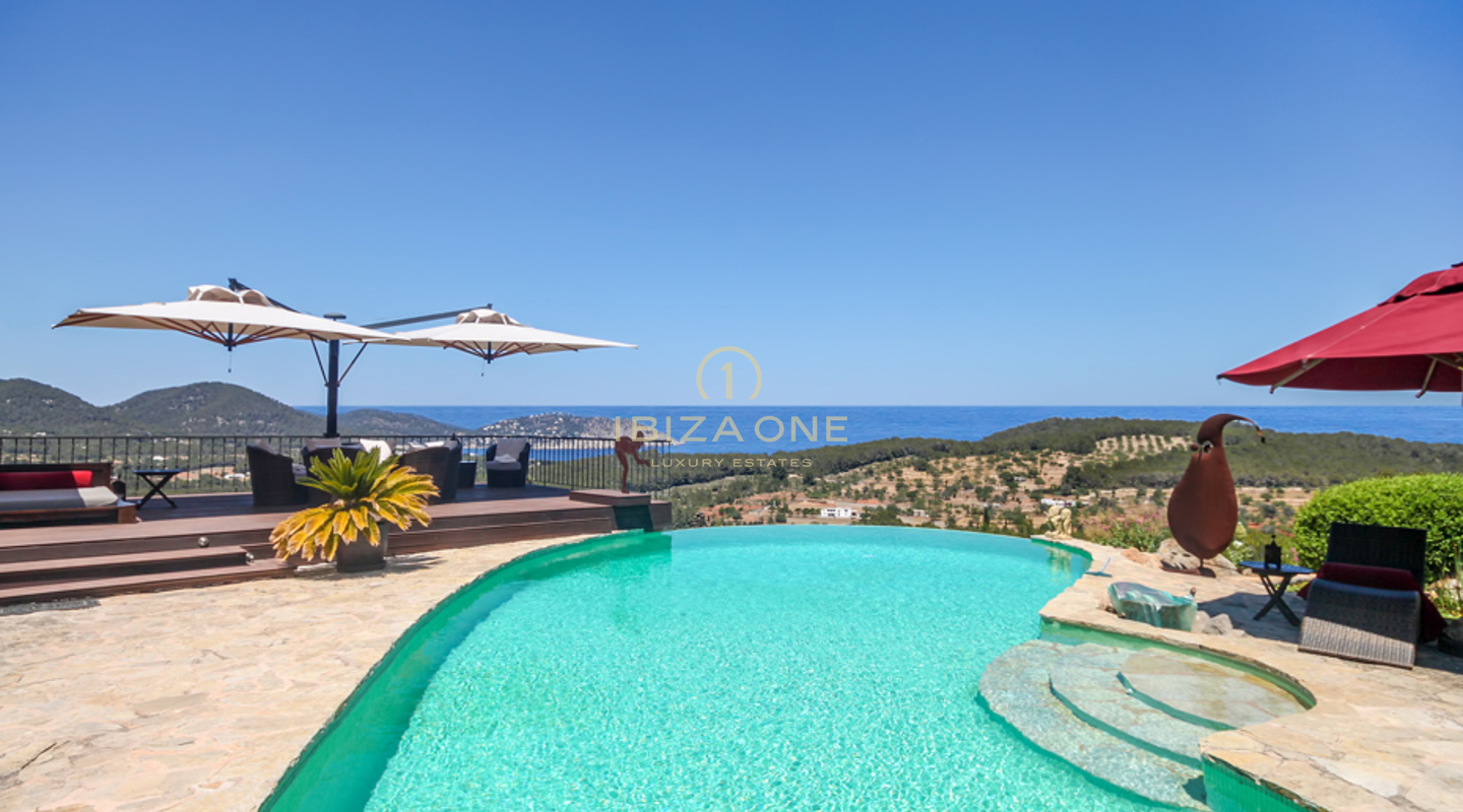 Finca style luxury property with beautiful sea and country views for sale, Ibiza - Finca style luxury property with beautiful sea and country views for rent, Ibiza