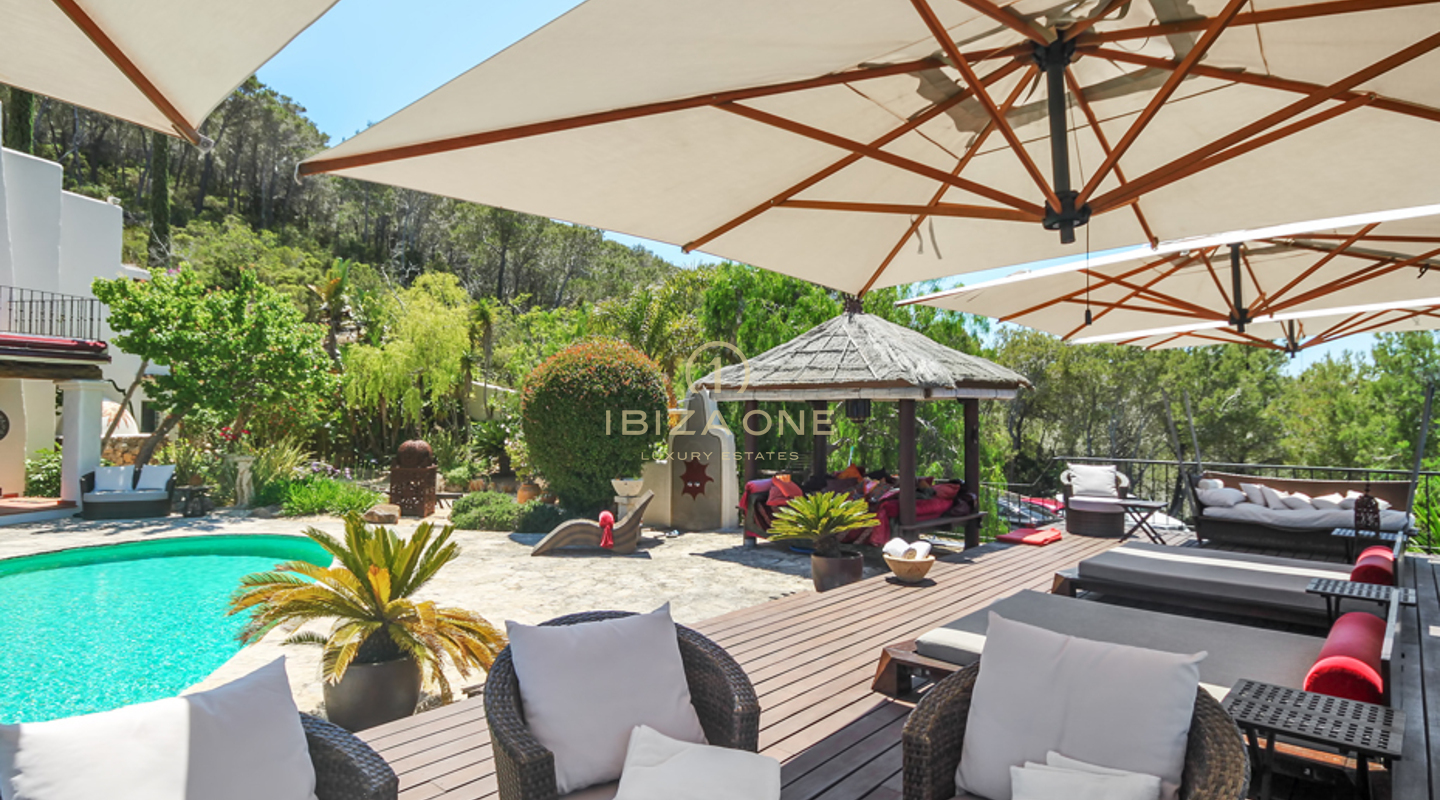 Propiedad de lujo estilo finca con hermosas vistas al mar y al campo en venta, Ibiza - Propiedad de lujo estilo finca con hermosas vistas al mar y al campo en alquiler, Ibiza
