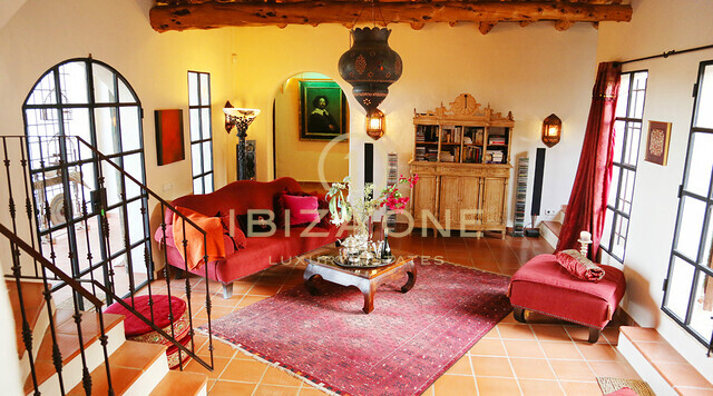 Finca style luxury property with beautiful sea and country views for sale, Ibiza - Finca style luxury property with beautiful sea and country views for rent, Ibiza