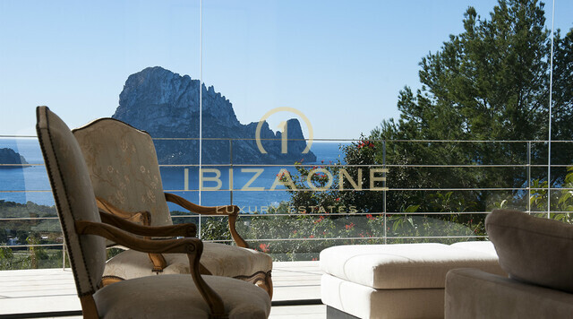 Luxury villa with stunning panoramic views to Es Vedra for sale, Ibiza - Luxury villa with stunning panoramic views to Es Vedra for rent, Ibiza