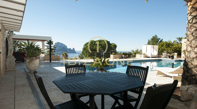 Villa de lujo con impresionantes vistas panorámicas a Es Vedra en venta, Ibiza - Villa de lujo con impresionantes vistas panorámicas a Es Vedra en alquiler, Ibiza