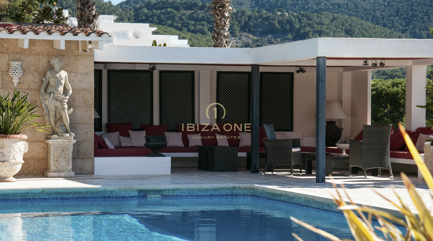 Villa de lujo con impresionantes vistas panorámicas a Es Vedra en venta, Ibiza - Villa de lujo con impresionantes vistas panorámicas a Es Vedra en alquiler, Ibiza
