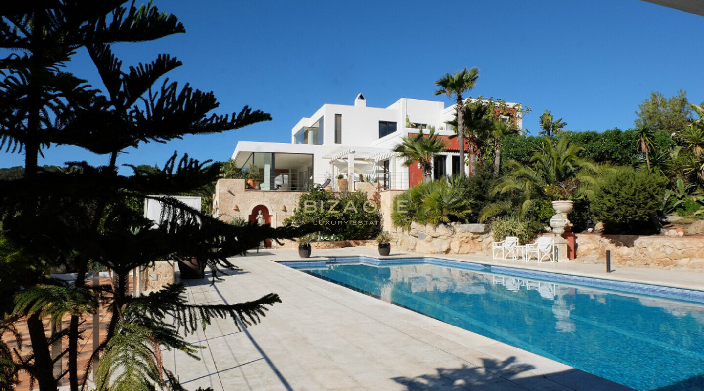 Luxury villa with stunning panoramic views to Es Vedra for sale, Ibiza - Luxury villa with stunning panoramic views to Es Vedra for rent, Ibiza