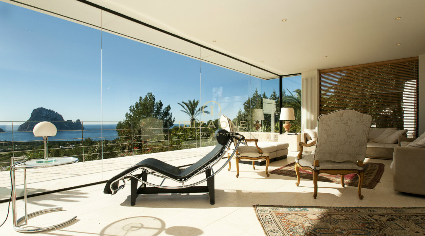 Luxe villa met prachtig panoramisch uitzicht op Es Vedra te koop, Ibiza - Luxe villa met prachtig panoramisch uitzicht op Es Vedra te huur, Ibiza
