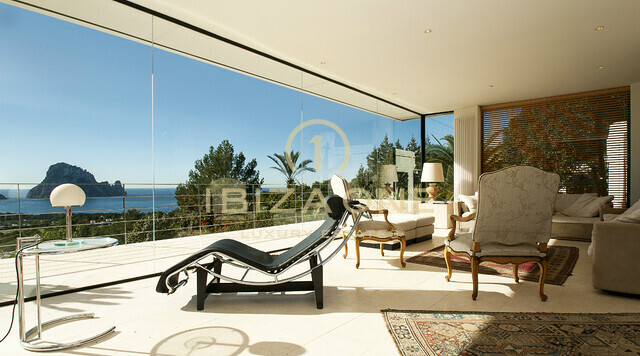 Villa de luxe avec vue panoramique imprenable sur Es Vedra à vendre, Ibiza - Villa de luxe avec vue panoramique imprenable sur Es Vedra à louer, Ibiza