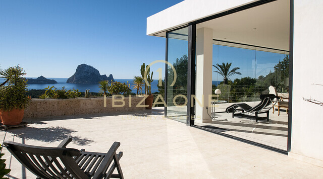 Villa de luxe avec vue panoramique imprenable sur Es Vedra à vendre, Ibiza - Villa de luxe avec vue panoramique imprenable sur Es Vedra à louer, Ibiza
