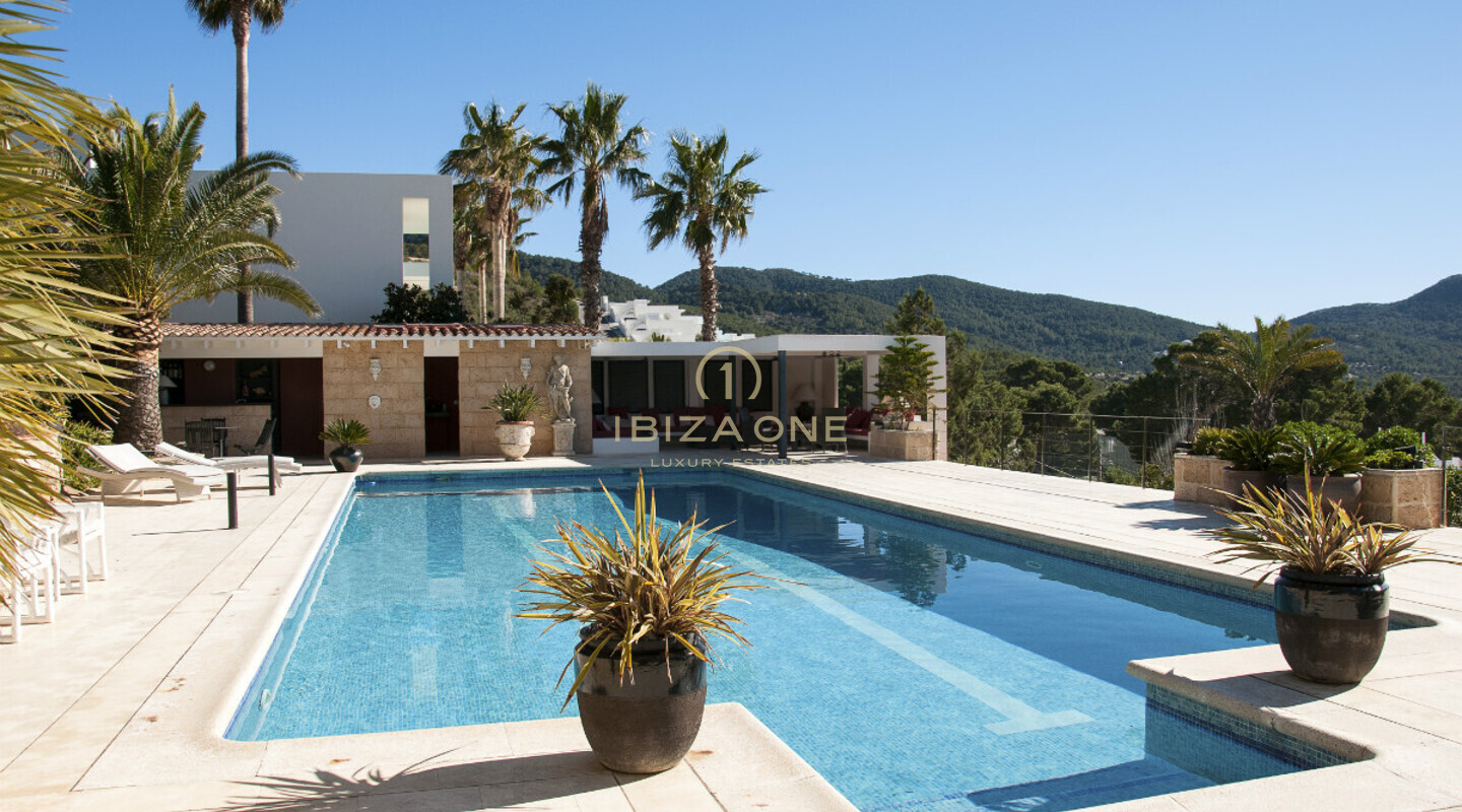 Villa de luxe avec vue panoramique imprenable sur Es Vedra à vendre, Ibiza - Villa de luxe avec vue panoramique imprenable sur Es Vedra à louer, Ibiza
