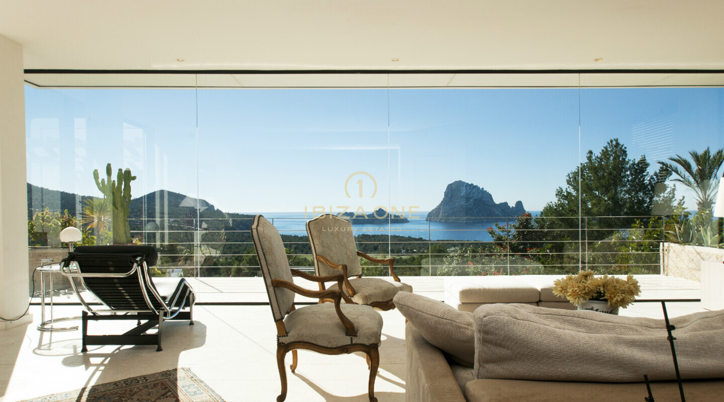 Luxury villa with stunning panoramic views to Es Vedra for sale, Ibiza - Luxury villa with stunning panoramic views to Es Vedra for rent, Ibiza