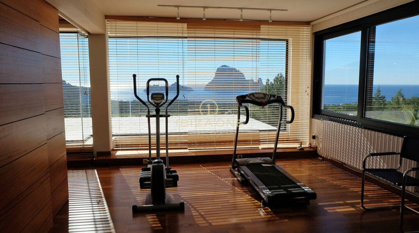 Villa de lujo con impresionantes vistas panorámicas a Es Vedra en venta, Ibiza - Villa de lujo con impresionantes vistas panorámicas a Es Vedra en alquiler, Ibiza