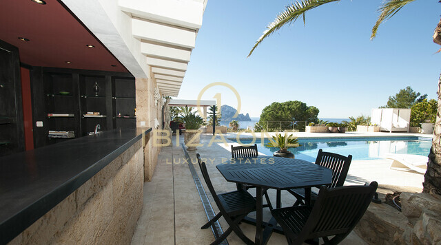 Villa de luxe avec vue panoramique imprenable sur Es Vedra à vendre, Ibiza - Villa de luxe avec vue panoramique imprenable sur Es Vedra à louer, Ibiza