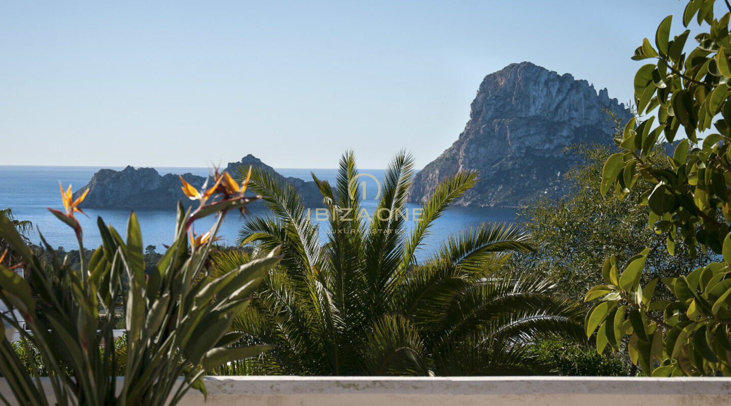 Villa de luxe avec vue panoramique imprenable sur Es Vedra à vendre, Ibiza - Villa de luxe avec vue panoramique imprenable sur Es Vedra à louer, Ibiza
