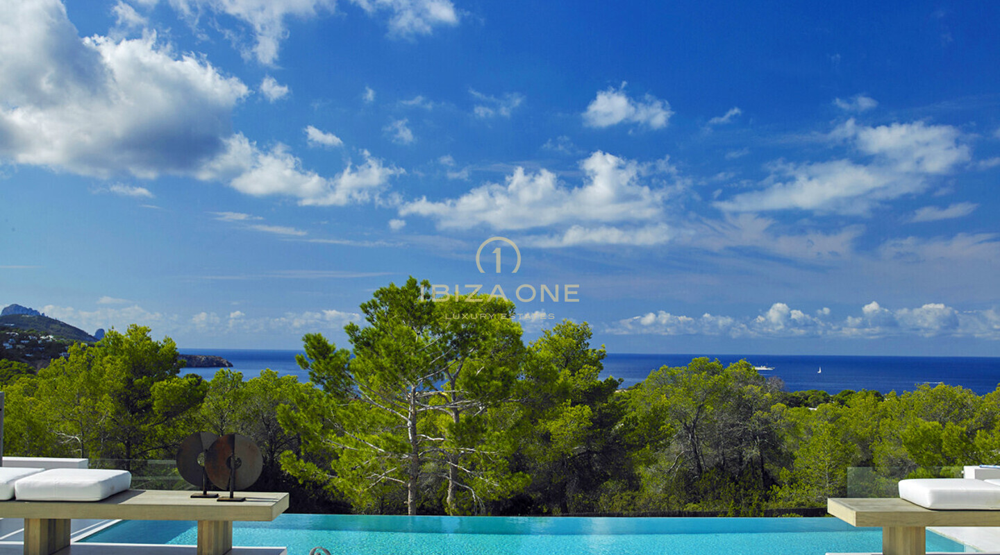 Moderna villa de lujo con vistas al mar en venta, Ibiza - Moderna villa de lujo con vistas al mar en alquiler, Ibiza