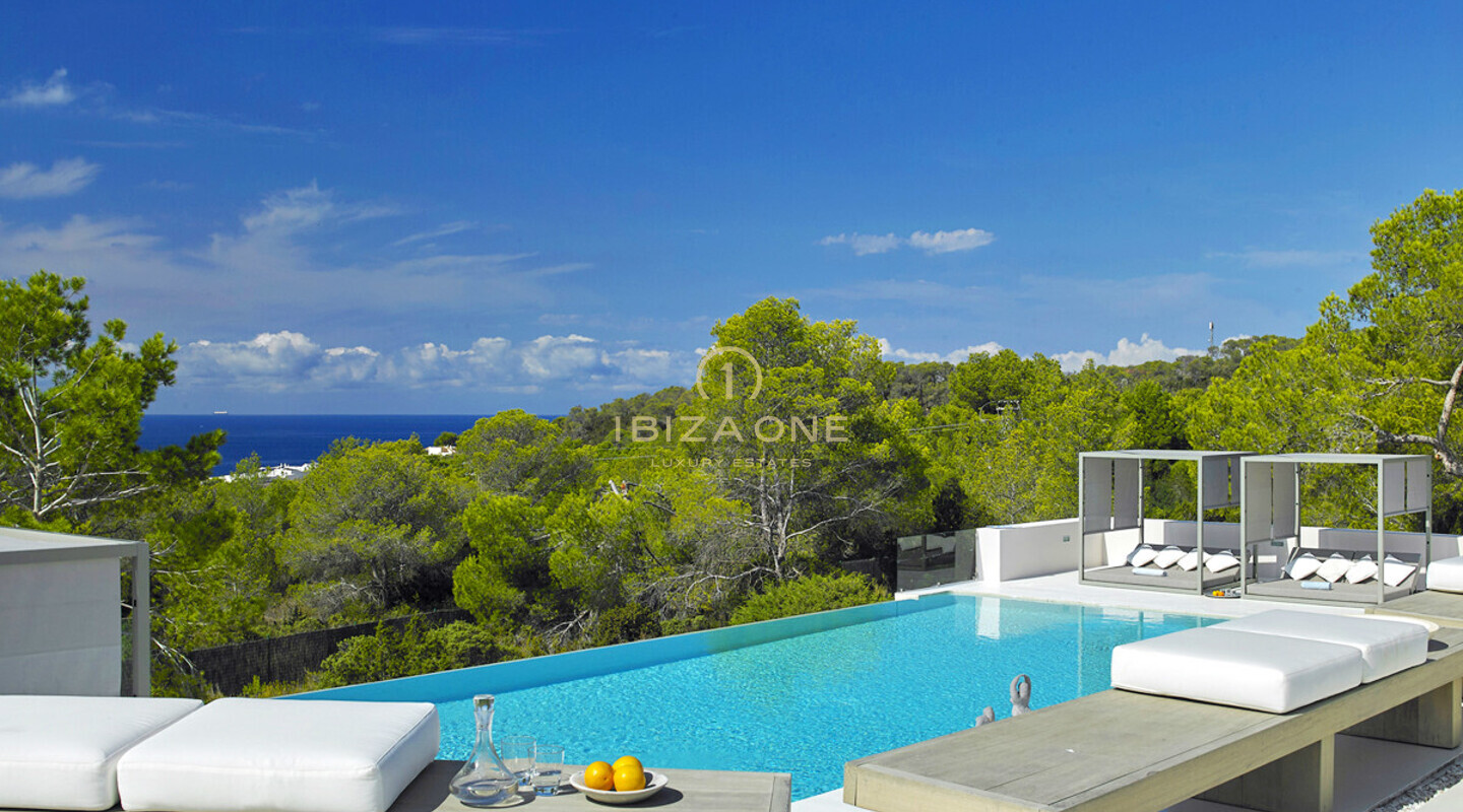 Moderna villa de lujo con vistas al mar en venta, Ibiza - Moderna villa de lujo con vistas al mar en alquiler, Ibiza