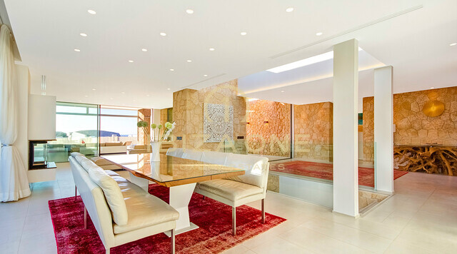Modern ontworpen luxe villa met panoramisch zeezicht te koop, Ibiza - Modern ontworpen luxe villa met panoramisch zeezicht te huur, Ibiza