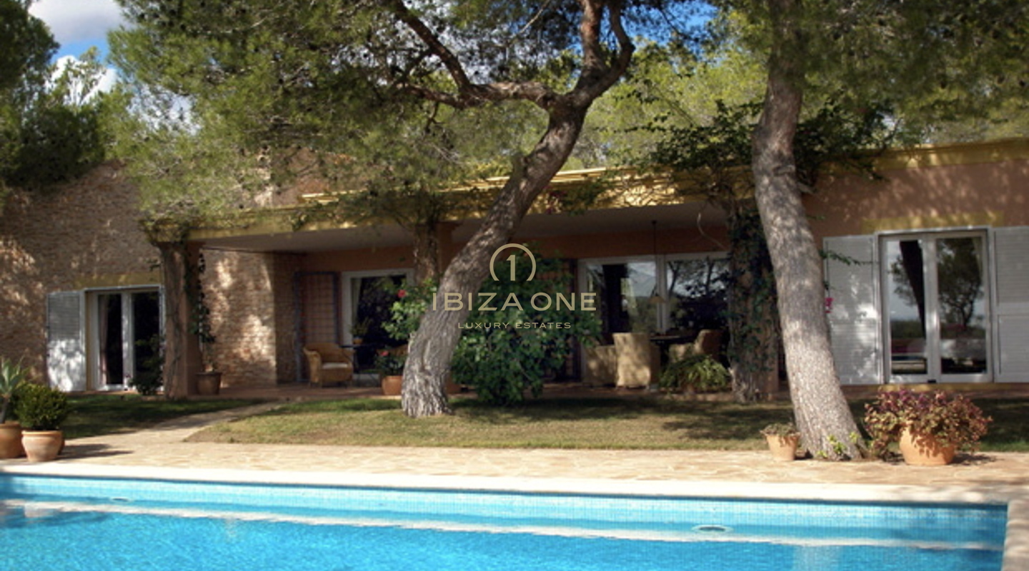 Charmantes Landhaus mit Gästehaus, mit Blick auf Ibiza und das Meer zu verkaufen, Ibiza - Charmantes Landhaus mit Gästehaus, mit Blick auf Ibiza und das Meer zu vermieten, Ibiza