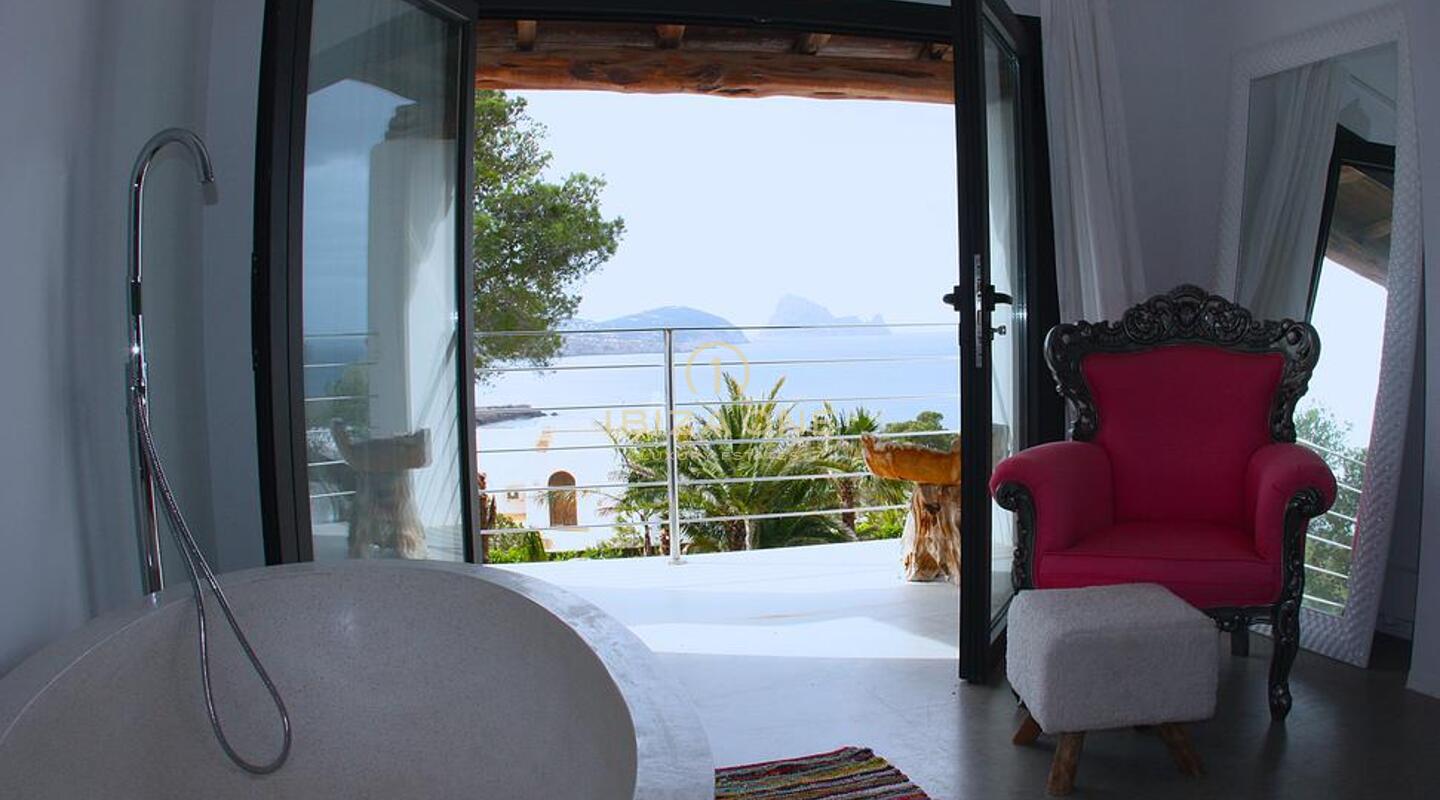 Luxuriöse und exklusive Villa mit Blick auf Es Vedra zu verkaufen, Ibiza - Luxuriöse und exklusive Villa mit Blick auf Es Vedra zu vermieten, Ibiza