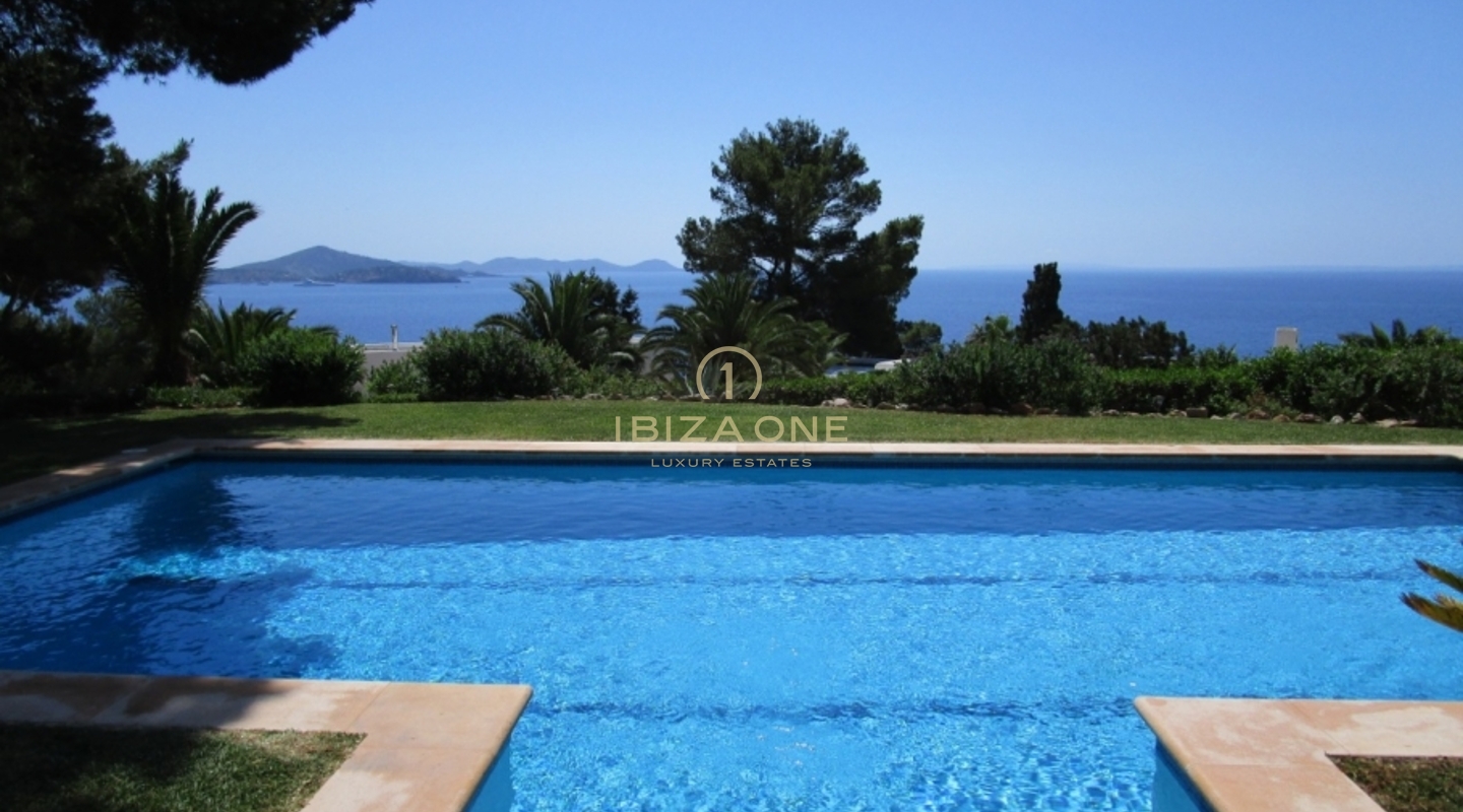 Villa de lujo en segunda línea de mar con espectaculares vistas al mar en venta, Ibiza - Villa de lujo en segunda línea de mar con espectaculares vistas al mar en alquiler, Ibiza