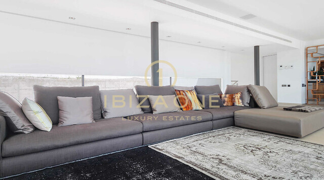 Super modern luxury villa with fantastic sea views for rent in Es Cubells / Vista Alegre, Ibiza