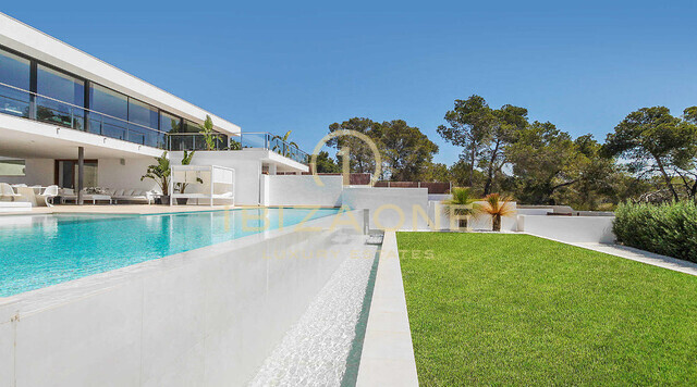 Villa di lusso super moderna con fantastica vista sul mare in affitto a Es Cubells / Vista Alegre, Ibiza