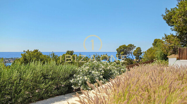 Super moderna villa de lujo con fantásticas vistas al mar en alquiler en Es Cubells / Vista Alegre, Ibiza