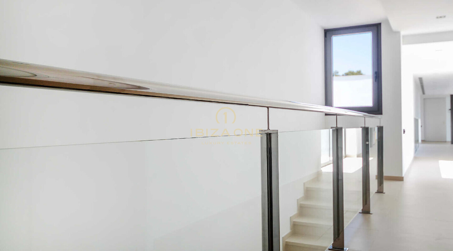 Super modern luxury villa with fantastic sea views for rent in Es Cubells / Vista Alegre, Ibiza