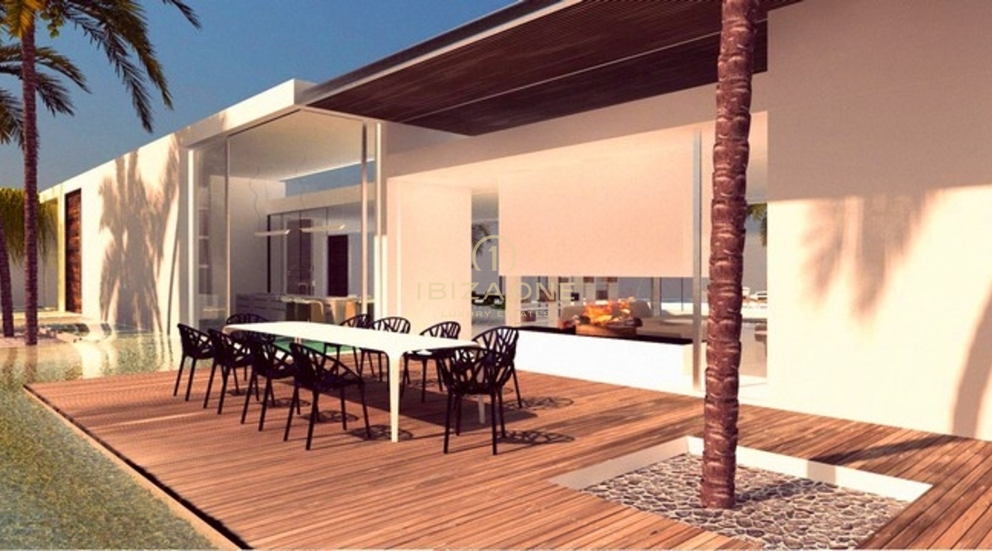 Modernes Bauprojekt mit fantastischem Meerblick zu verkaufen, Ibiza - Modernes Bauprojekt mit fantastischem Meerblick zu vermieten, Ibiza