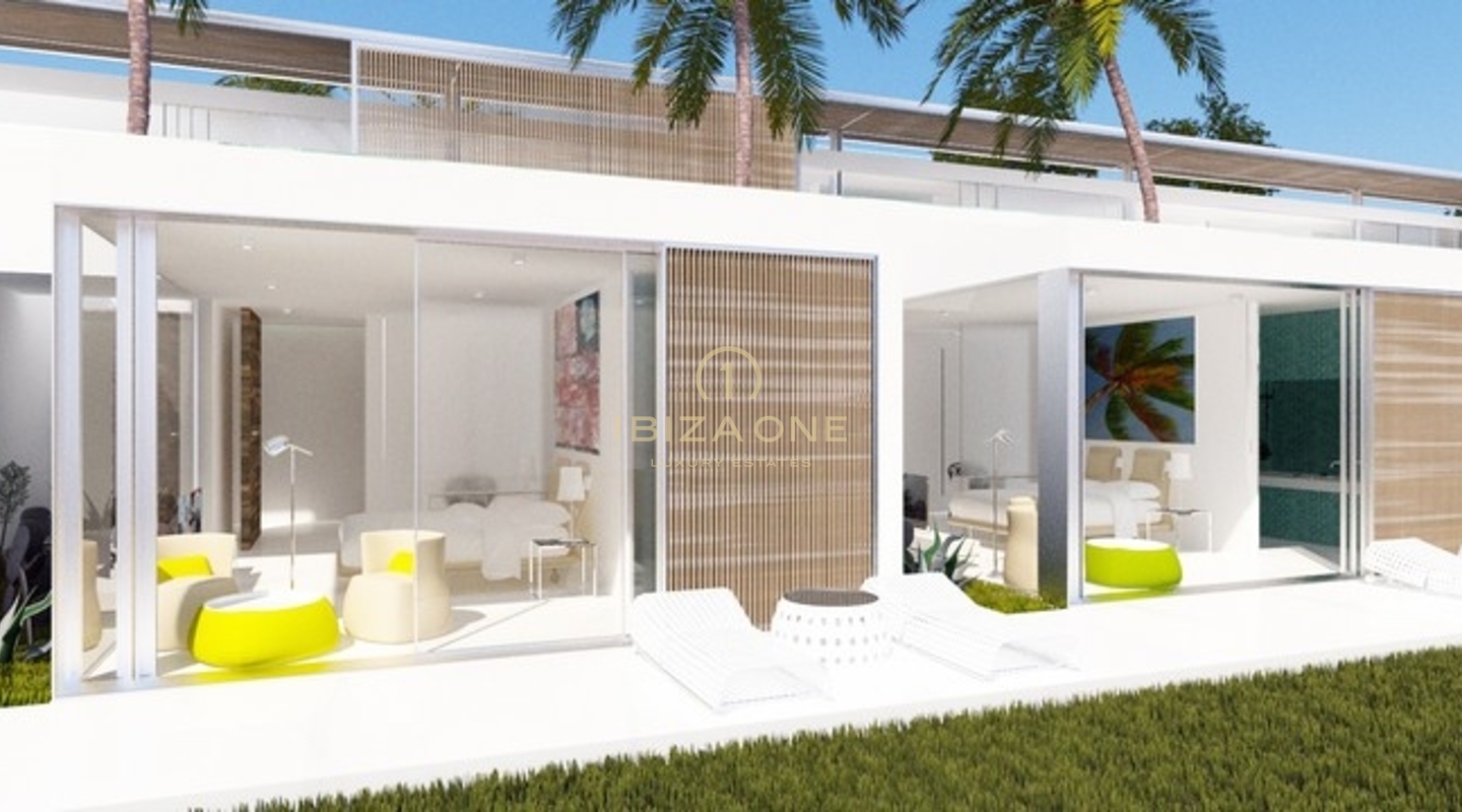Modern building off-plan project with fantastic sea view for sale, Ibiza - Modern building off-plan project with fantastic sea view for rent, Ibiza