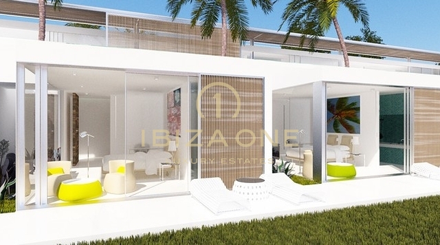 Modernes Bauprojekt mit fantastischem Meerblick zu verkaufen, Ibiza - Modernes Bauprojekt mit fantastischem Meerblick zu vermieten, Ibiza