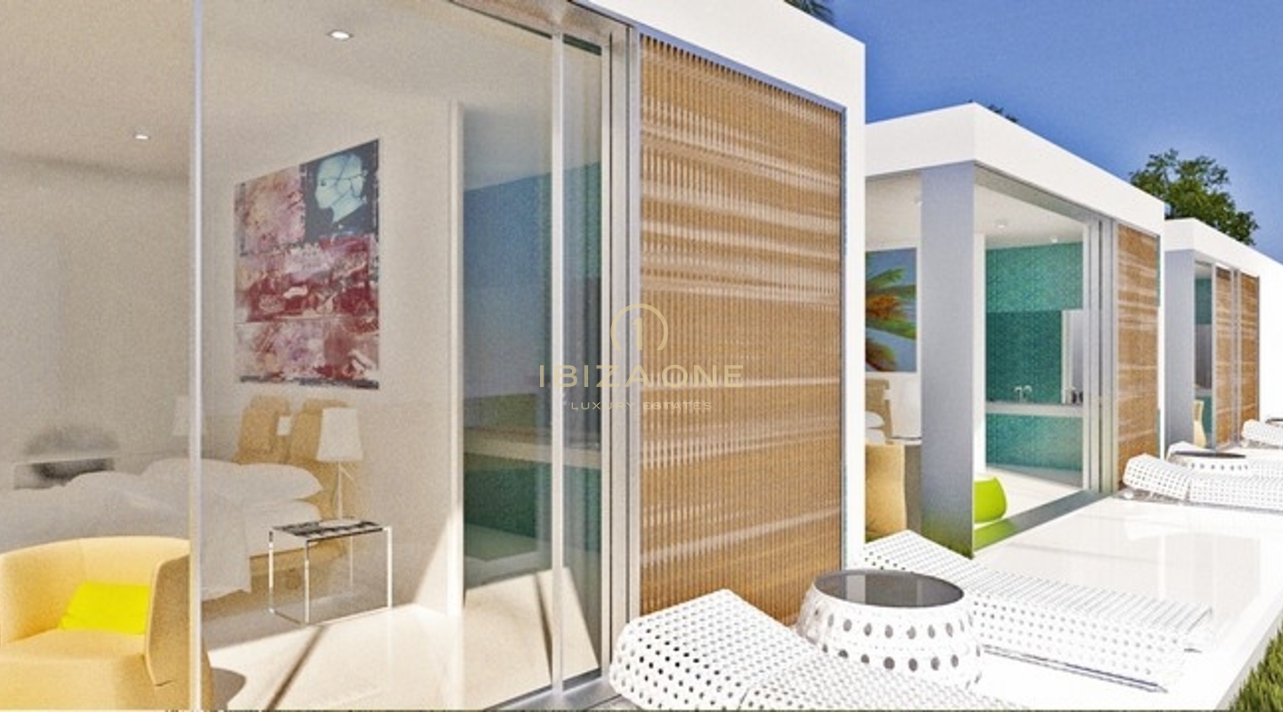 Modern bouwproject op plan met fantastisch zeezicht te koop, Ibiza - Modern bouwproject op plan met fantastisch zeezicht te huur, Ibiza
