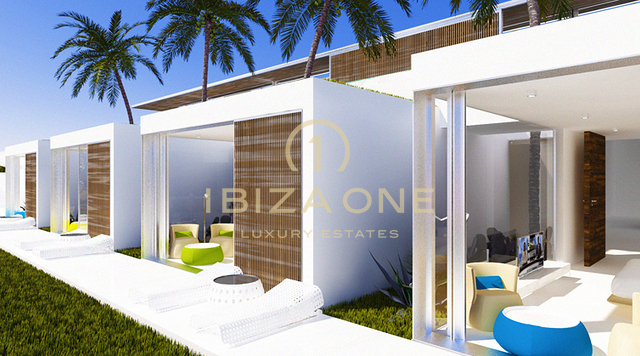 Modern building off-plan project with fantastic sea view for sale, Ibiza - Modern building off-plan project with fantastic sea view for rent, Ibiza
