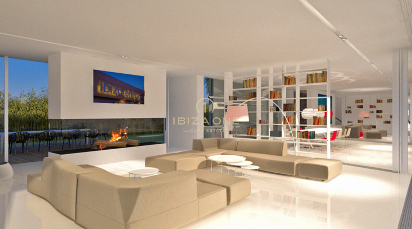 Modern bouwproject op plan met fantastisch zeezicht te koop, Ibiza - Modern bouwproject op plan met fantastisch zeezicht te huur, Ibiza